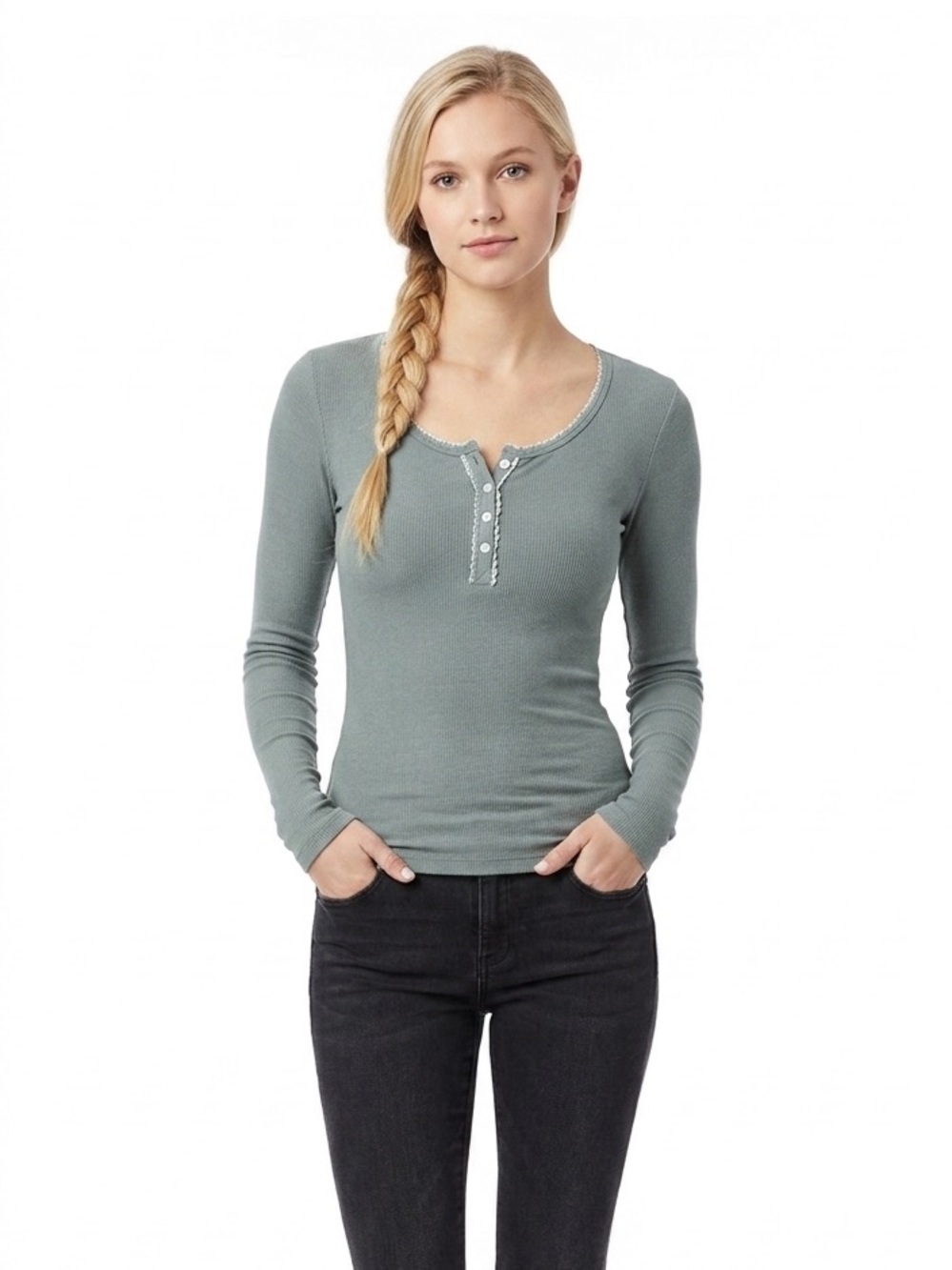 Echo sleepwear small super soft grey night shirt